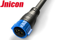 Jnicon IP67 Signal-Stoß der Stecker-elektrischen Verbindungsstück-3 der Energie-13, der mit Kabel zuschließt
