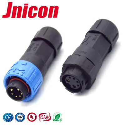 M16 10A 2+4 Pin elektrische Draht-zu-Draht-Anschlüsse UL Multi-Pin-Anschlüsse Wasserdicht