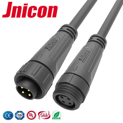 4-poliger Kabel-zu-Kabel-Stecker M16 300 V OEM IP67 wasserdichter Stecker