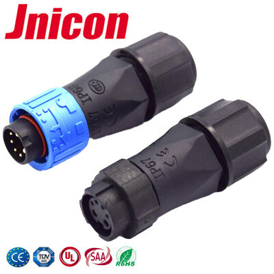 300V elektrische Multi-Pin-Anschlüsse Wasserdicht 2+4 Pin, hochtemperaturbeständiges Kunststoff