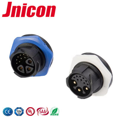 Jnicon 30A Signal- und Stromverbinder UL wasserdicht 300V Verbinder 3+9 Pin Buchsen