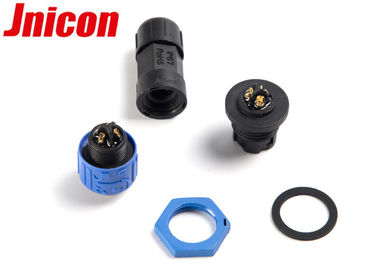 Runder Platten-Berg-wasserdichter Stecker-Sockel, wasserdichtes Verbindungsstück M16 3 Pole