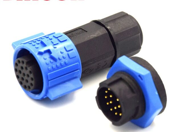 5A M19 wasserdichtes Steckdraht an Bord CE 18-Stift-Kreislaufstecker