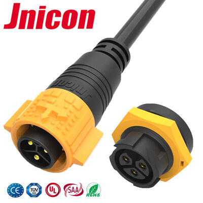 M19 30A 3-Pin Wasserdichter Stecker Schnellverriegelungsstecker Buchse für Kabel