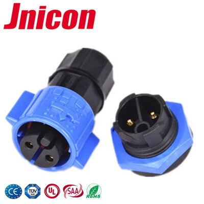 IP67 Kabel-zu-Board-Anschluss 2-Pin-wasserdichtes Stromanschluss 300V für Außenelektronik