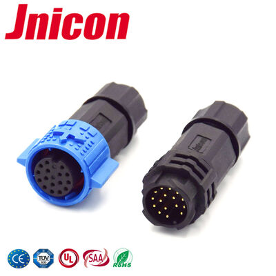 IP67 Wasserdichter Steckverbinder 5A Rundsteckverbinder 18 Pins für Außenbeleuchtung